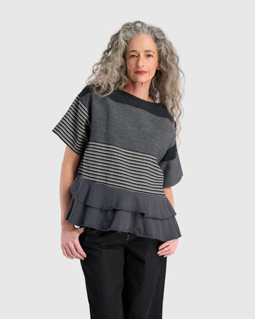 alembika-urban-sandbar-ruffle-top-slate-stripes image 8