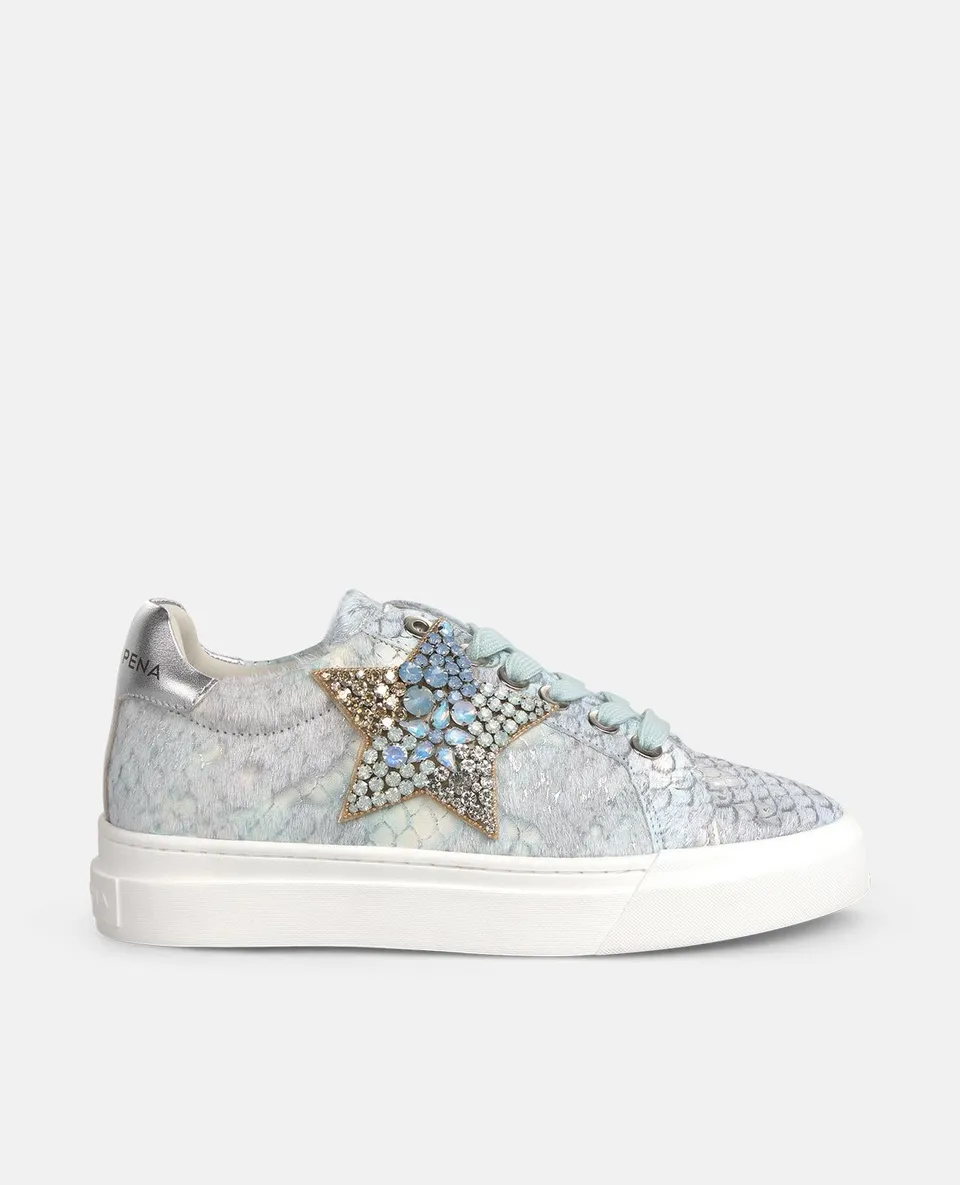 alma-en-pena-star-and-moon-sneaker-blau-3-5-cm-plateau image 1