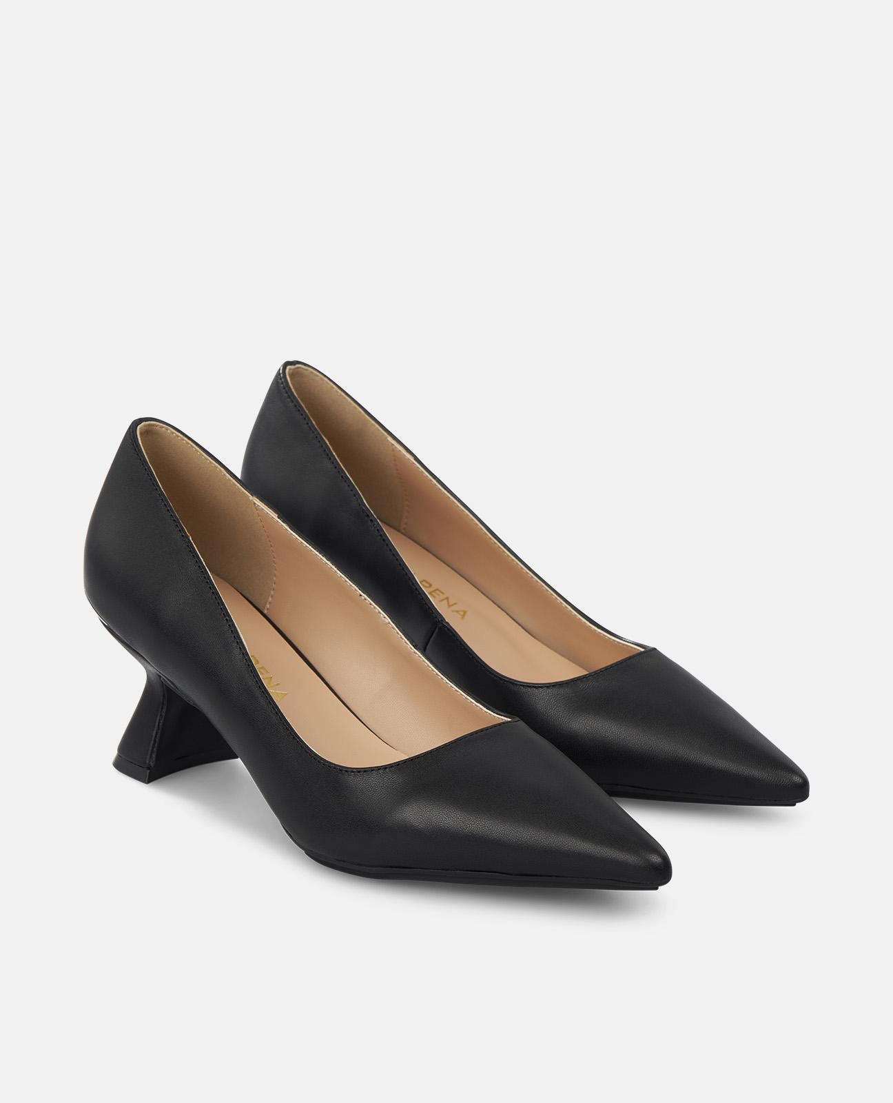 alma-en-pena-pumps-low-heel-schwarz-metallic-detail-6-cm image 2
