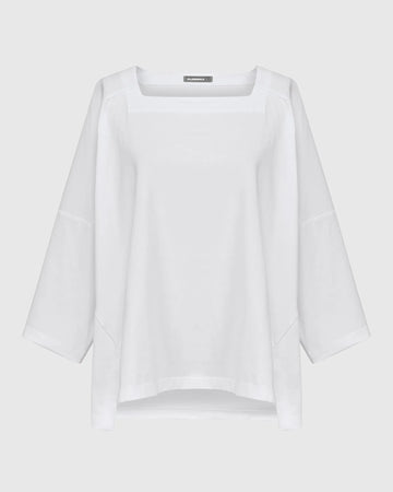 alembika-hip-to-be-square-top-white-baumwoll-shirt image 5