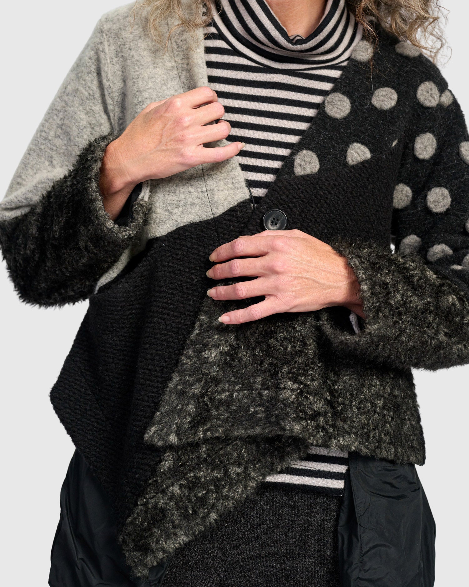 alembika-urban-marnie-jacket-storm-mix-strickjacke image 2