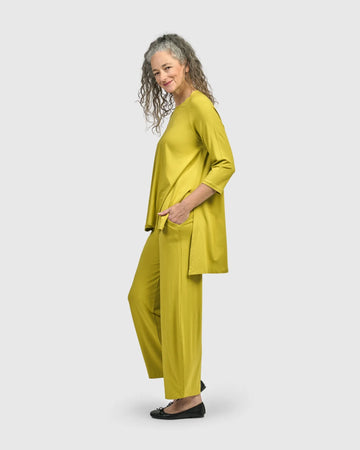 alembika-essential-flow-pants-damen-hose-lime image 8