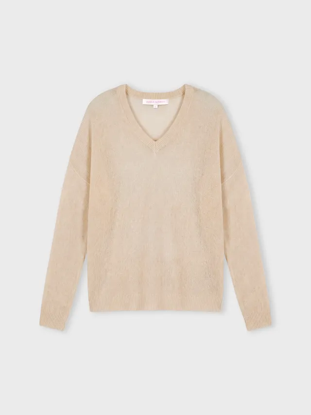 absolut-angelica-kaschmir-pullover-v-ausschnitt-damen-beige image 1