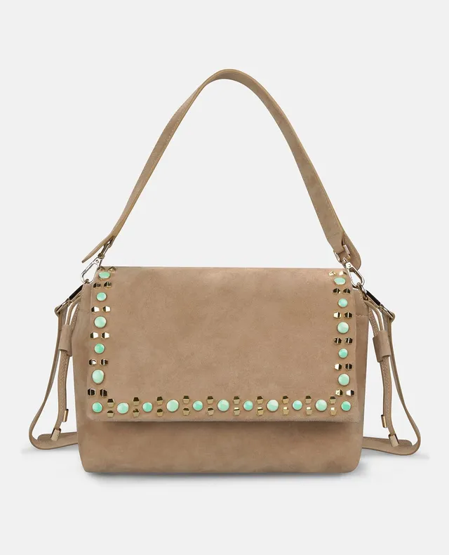 alma-en-pena-alfa-63381-shopper-aus-leder-mit-nieten-arena image 1