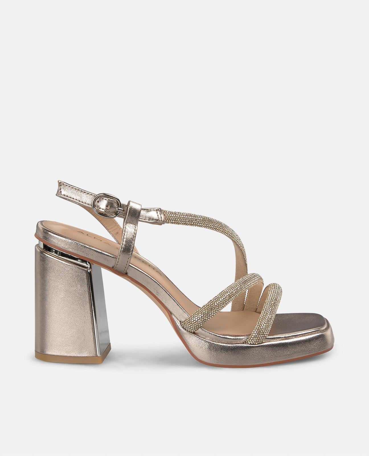 alma-en-pena-alfa-53837-sandale-mit-blockabsatz-und-strass-in-bronze image 1