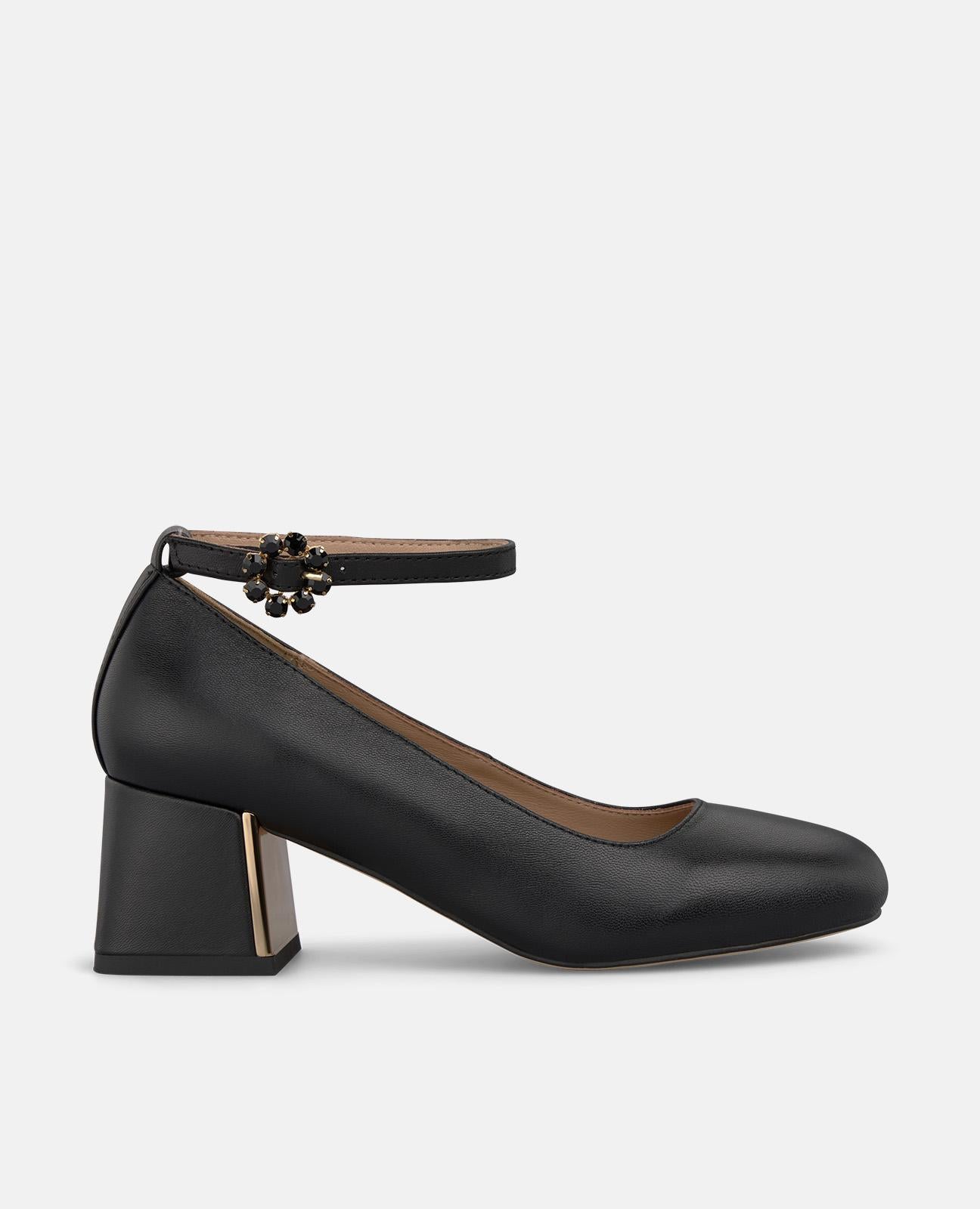 alma-en-pena-pumps-schwarz-nappa-5-5-cm-blockabsatz image 1