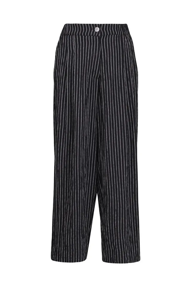 alembika-sp130p-pinstripe-pants-black-hose-mit-b-gelfalte image 1
