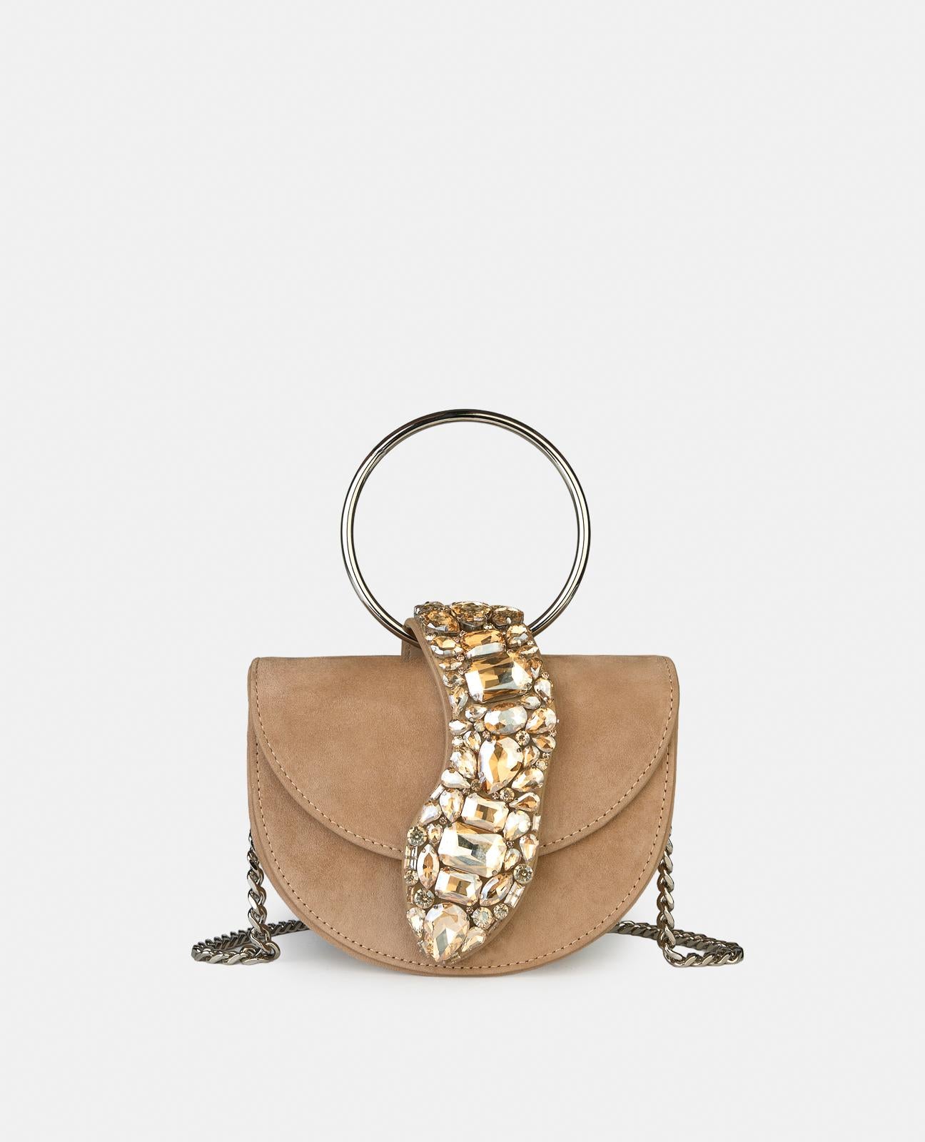 alma-en-pena-alfa-62283-half-moon-tasche-snake-camel-kette image 1