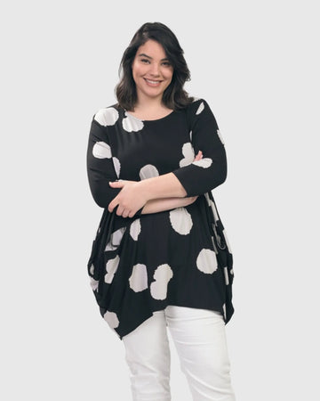 alembika-spot-cocoon-top-black-jersey-tunika-mit-taschen image 2