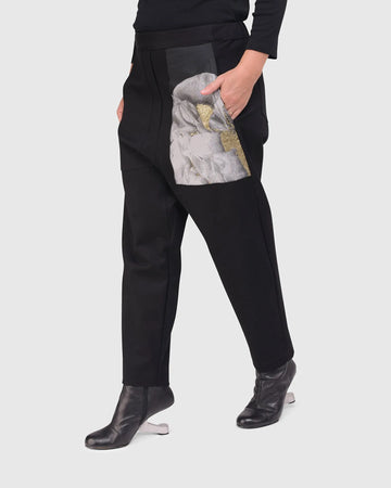 alembika-peony-pocket-pants-gold image 2