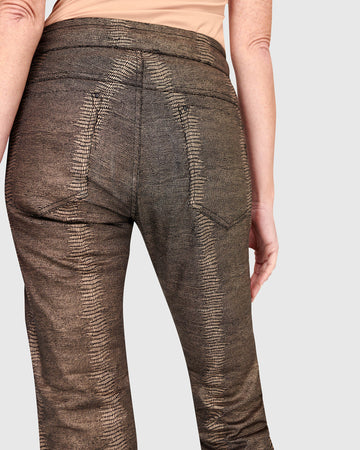 alembika-serpent-iconic-stretch-jeans-bronze image 5