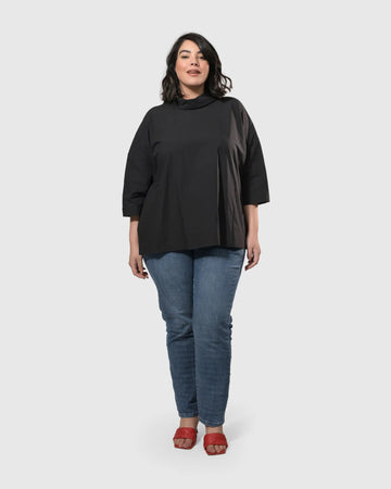 alembika-urban-boxy-button-back-top-black-top image 4