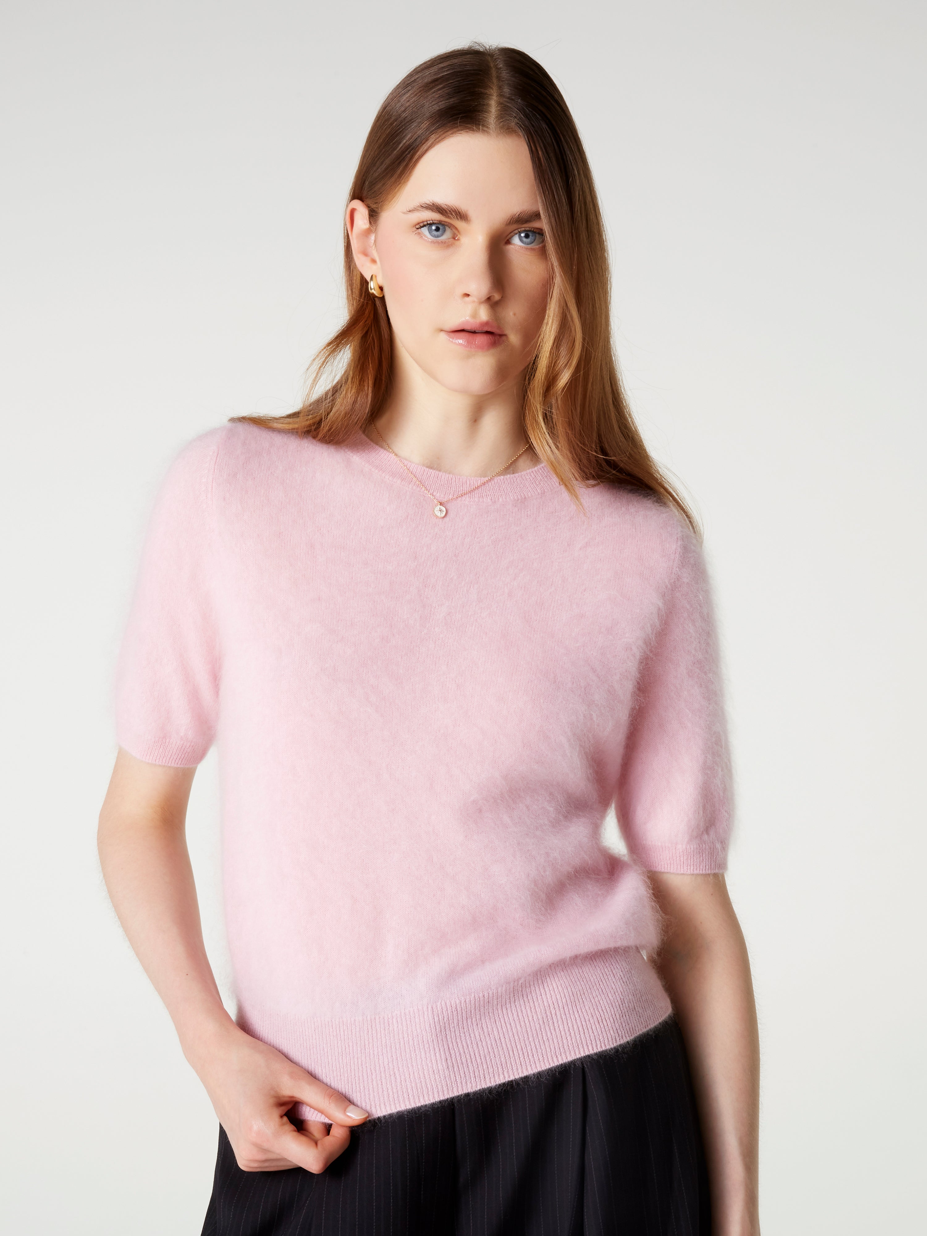 absolut-amaya-kurzarm-pullover-damen-aus-geb-rstetem-kaschmir-hellrosa image 5