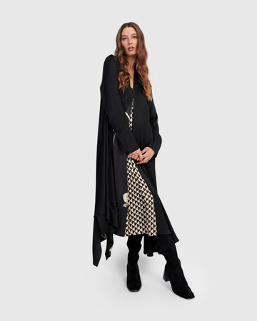 alembika-baroque-draped-dress-mix-maxi-kleid image 3