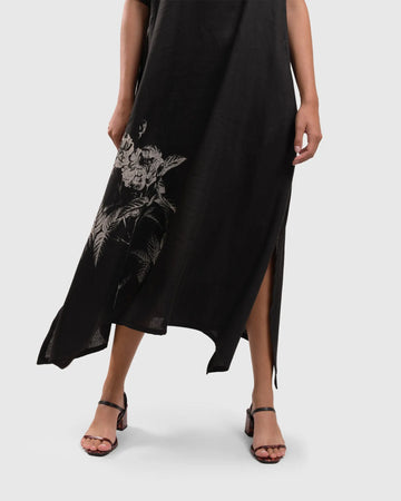 alembika-summer-rose-maxi-dress-black-leinen-maxikleid image 8