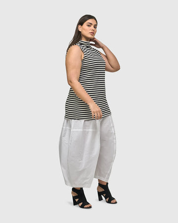 alembika-urban-stripes-top-schwarz-rmellos-mockneck image 4