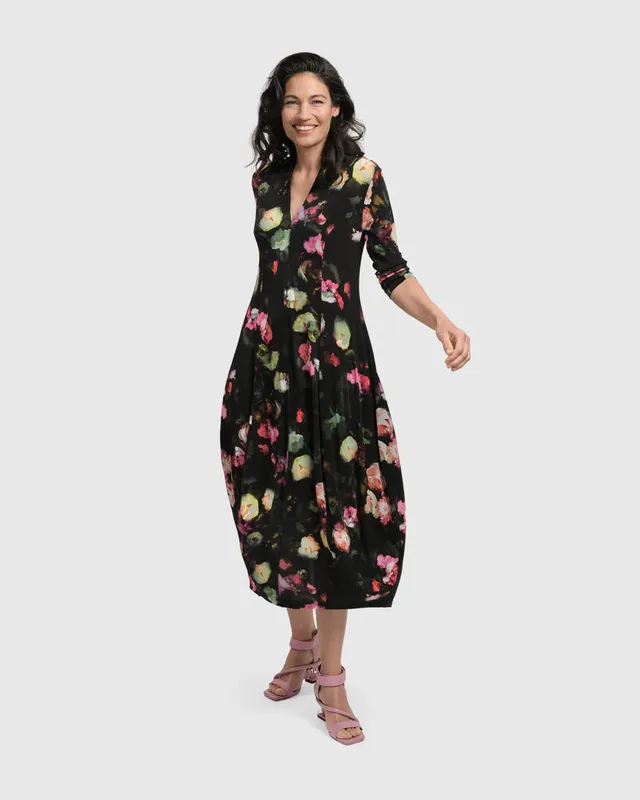 alembika-drinks-on-me-cocoon-kleid-bouquet-damen-kleid image 1