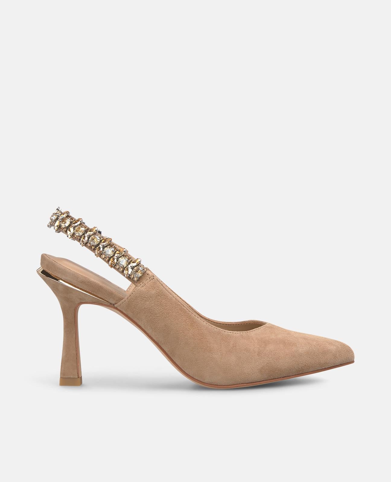alma-en-pena-high-heel-pumps-mit-strass-camel-9-cm-stiletto image 1