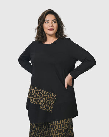 alembika-unstoppable-tunika-top-ocker image 2