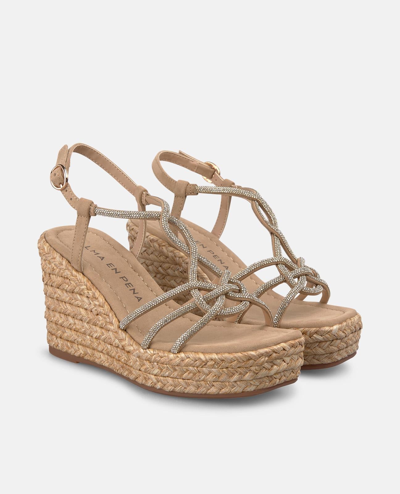 alma-en-pena-keilsandalette-mit-flechtriemen-9-cm image 2
