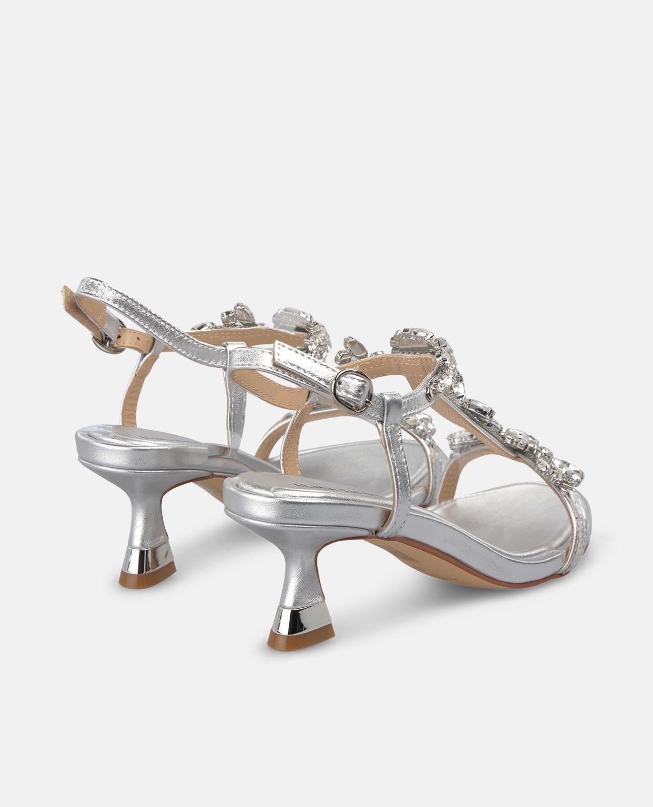 alma-en-pena-riemchensandalette-silber-strass-metallic-7-cm image 3