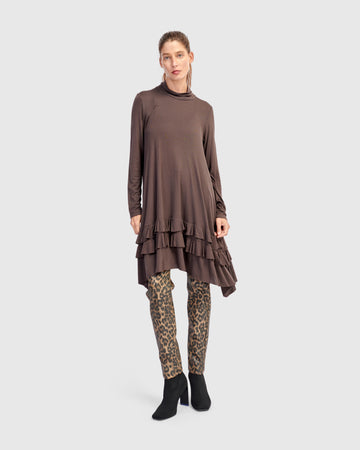 alembika-urban-softie-ruffle-tunika-mocha-damen-tunika image 3