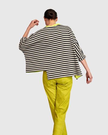 alembika-urban-deuce-boxy-top-cream-stripes image 4
