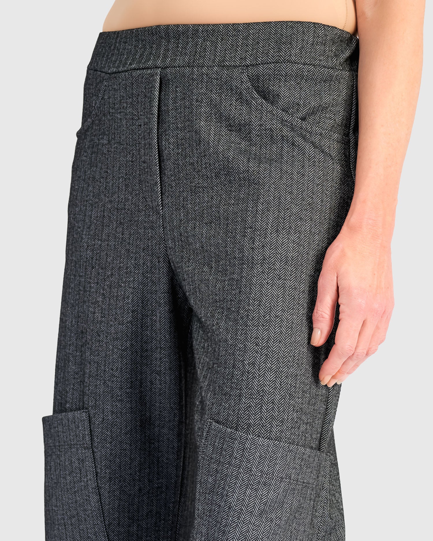 alembika-studio-pocket-herringbone-hose-steel image 3