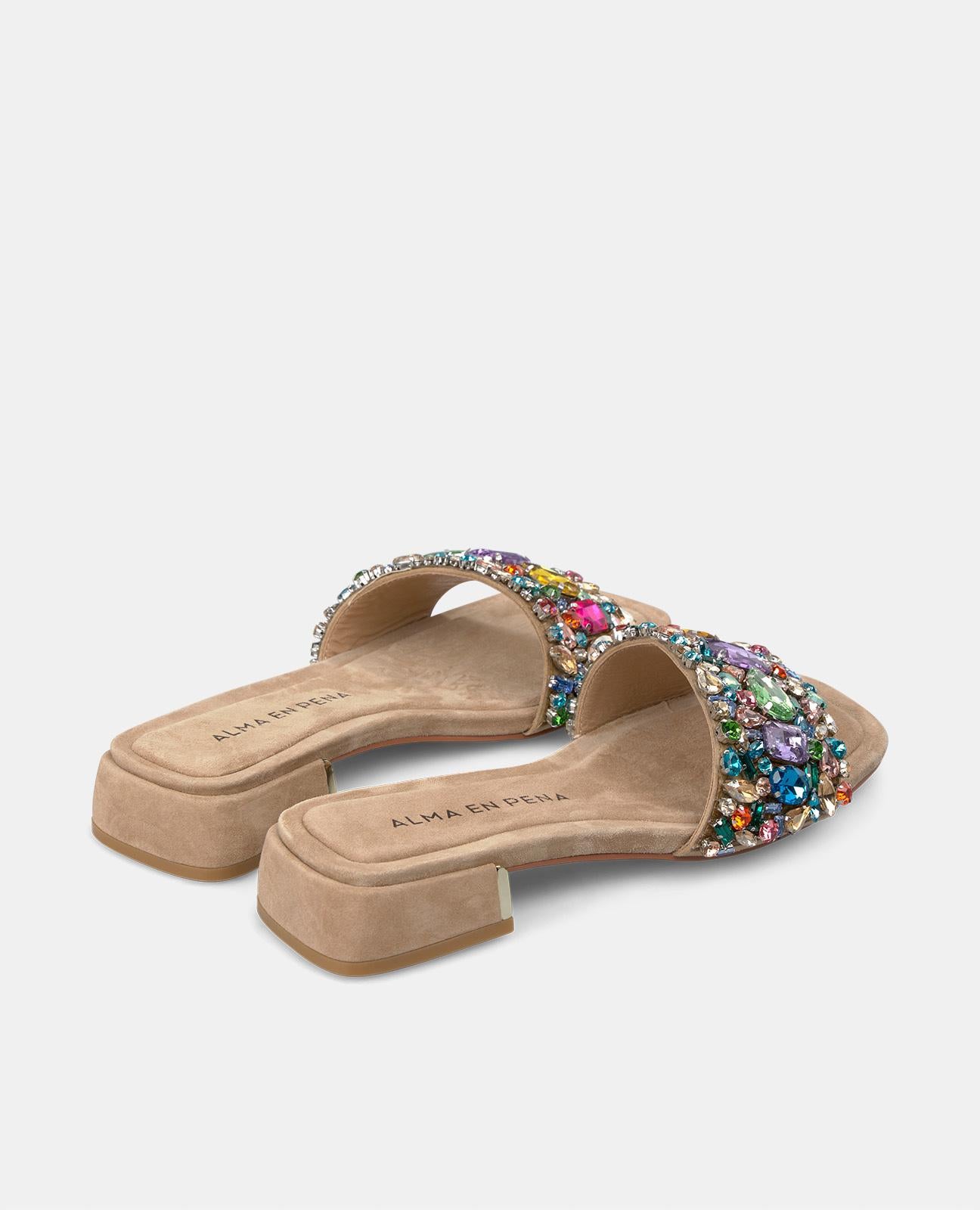 alma-en-pena-sandal-with-beads-flache-sandale-arena-3-5-cm image 3