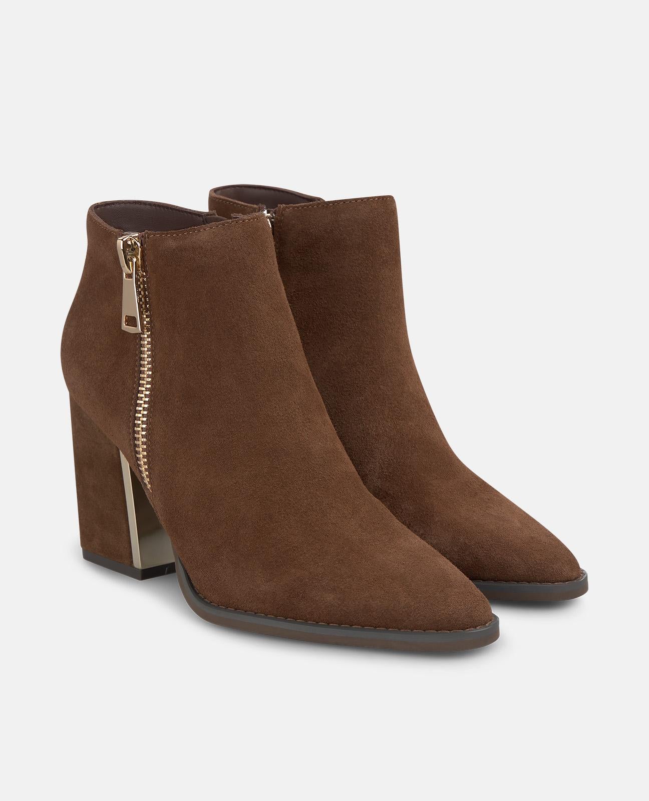 alma-en-pena-heeled-zipper-ankle-boot-stiefeletten-camel-8-cm image 2