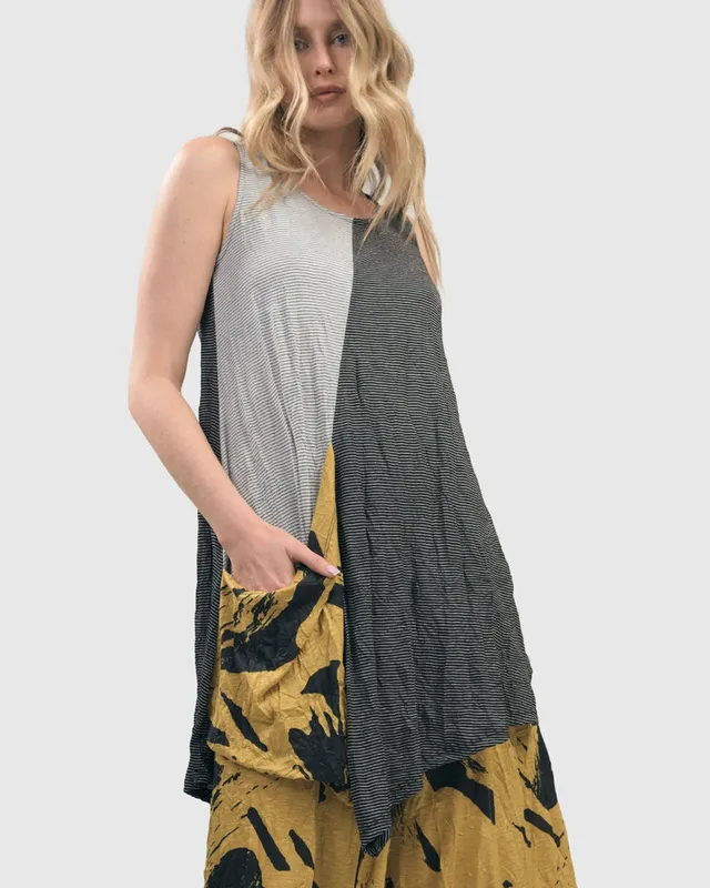alembika-kia-crinkle-tunic-top-yellow-rmellose-tunika image 1