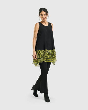 alembika-busy-bee-tunika-damen-gelb-rmellos-mesh image 3