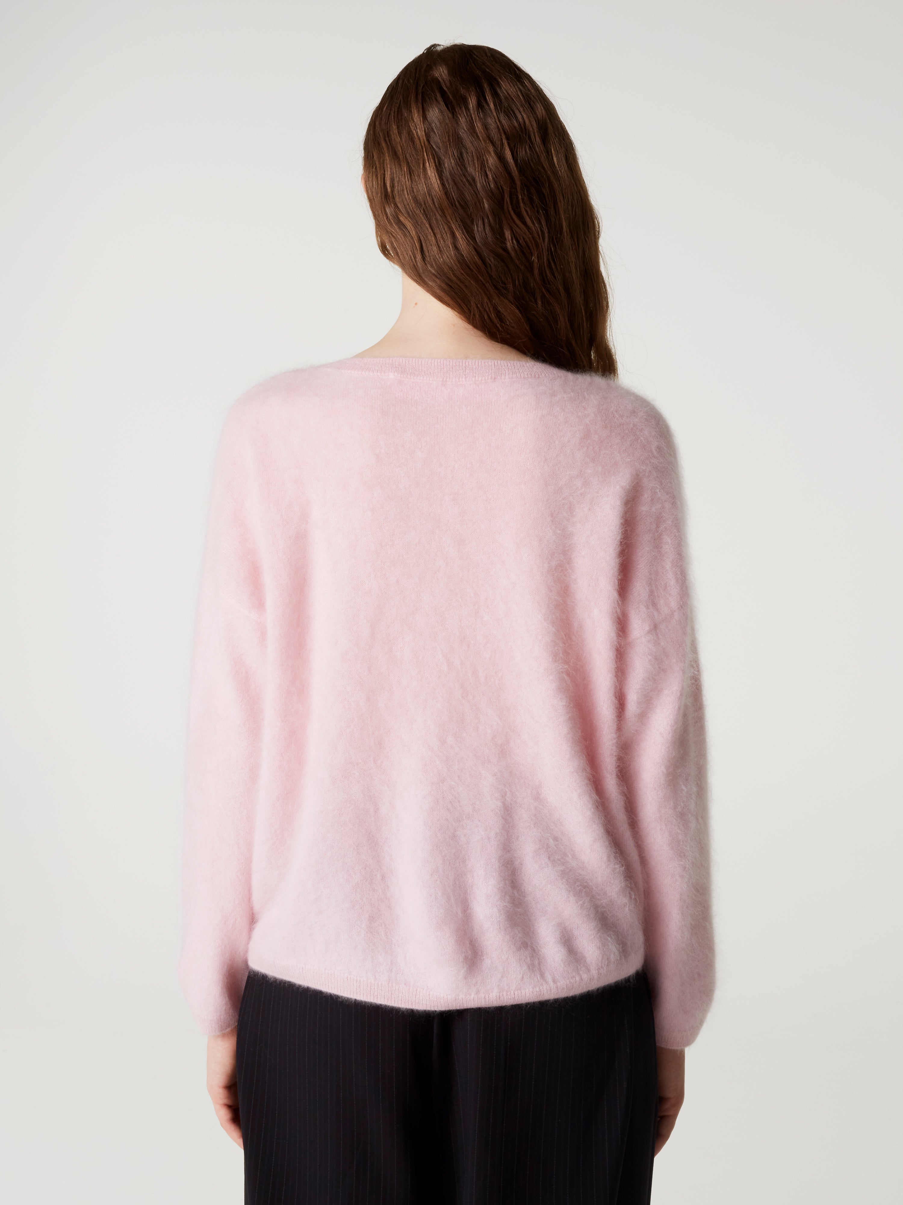 absolut-soeli-damen-kaschmir-pullover-oversize-v-ausschnitt-rosa image 3