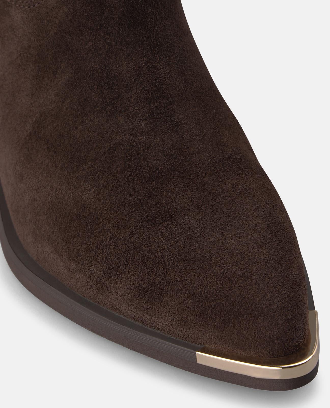 alma-en-pena-suede-cowboy-boots-offene-spitze-braun image 4