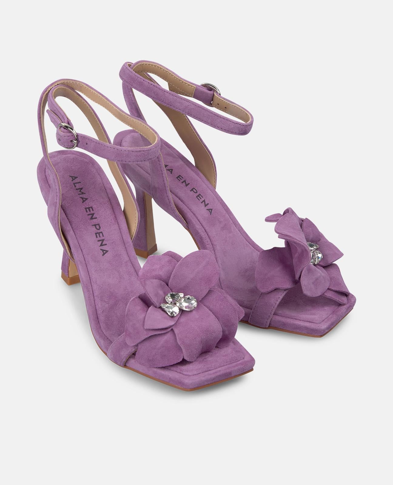alma-en-pena-sandale-mit-bl-tenabsatz-9-cm-violett image 3