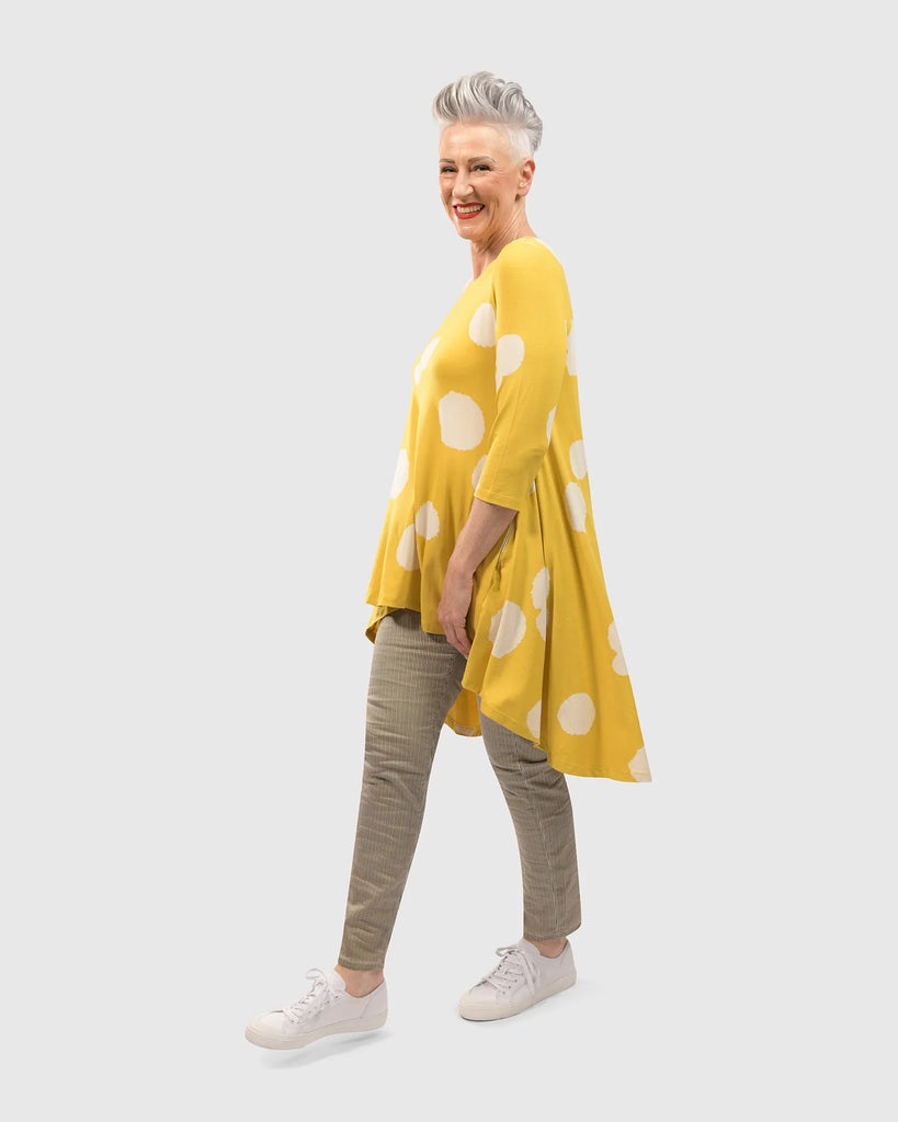 alembika-perfect-swing-tunic-top-canary-spots-damen-tunika image 1