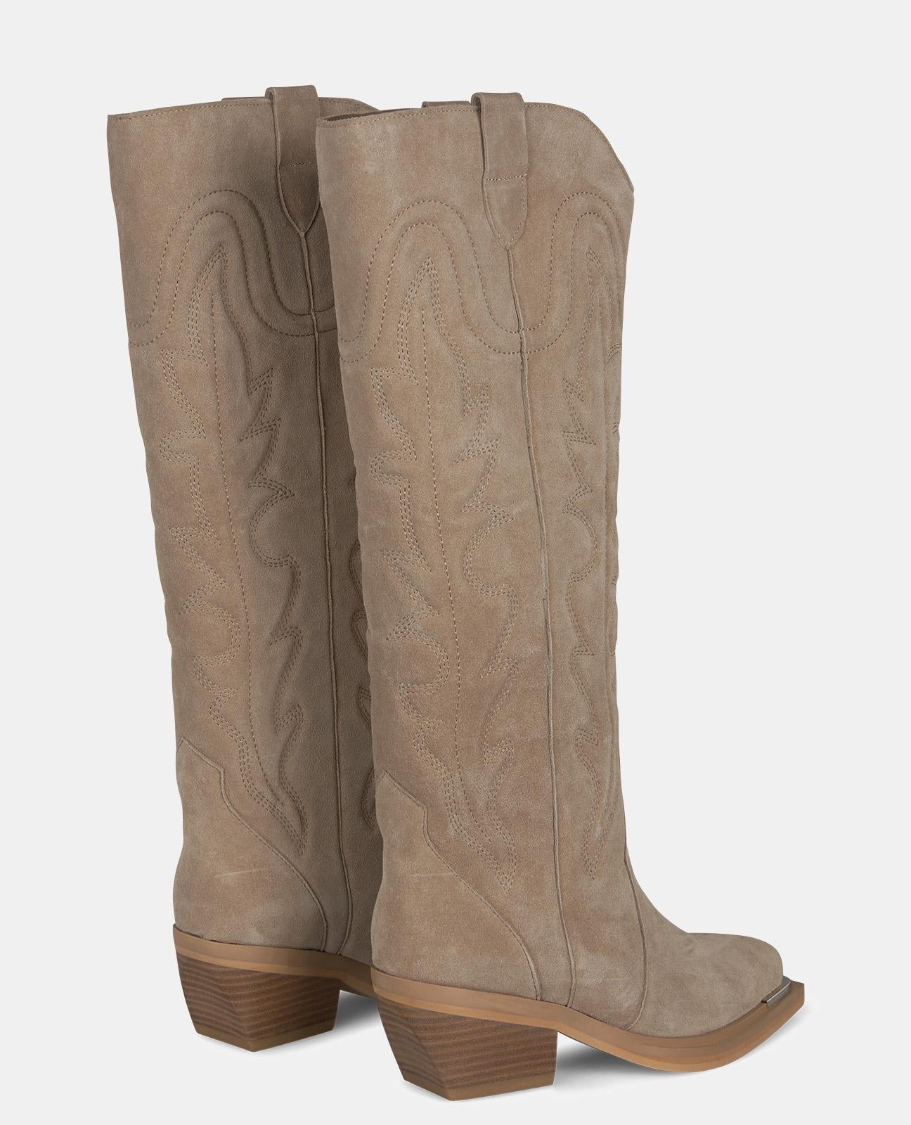 alma-en-pena-wide-leg-embroidered-boot-lederstiefel-vison-stickerei image 3