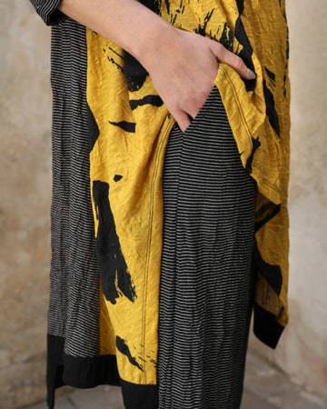 alembika-ru-hi-lo-crinkle-tunic-top-yellow-tunika image 6