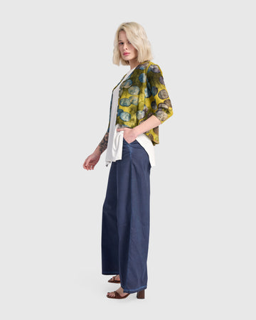 alembika-windchime-cropped-cardigan-gold-ocean-dots image 4