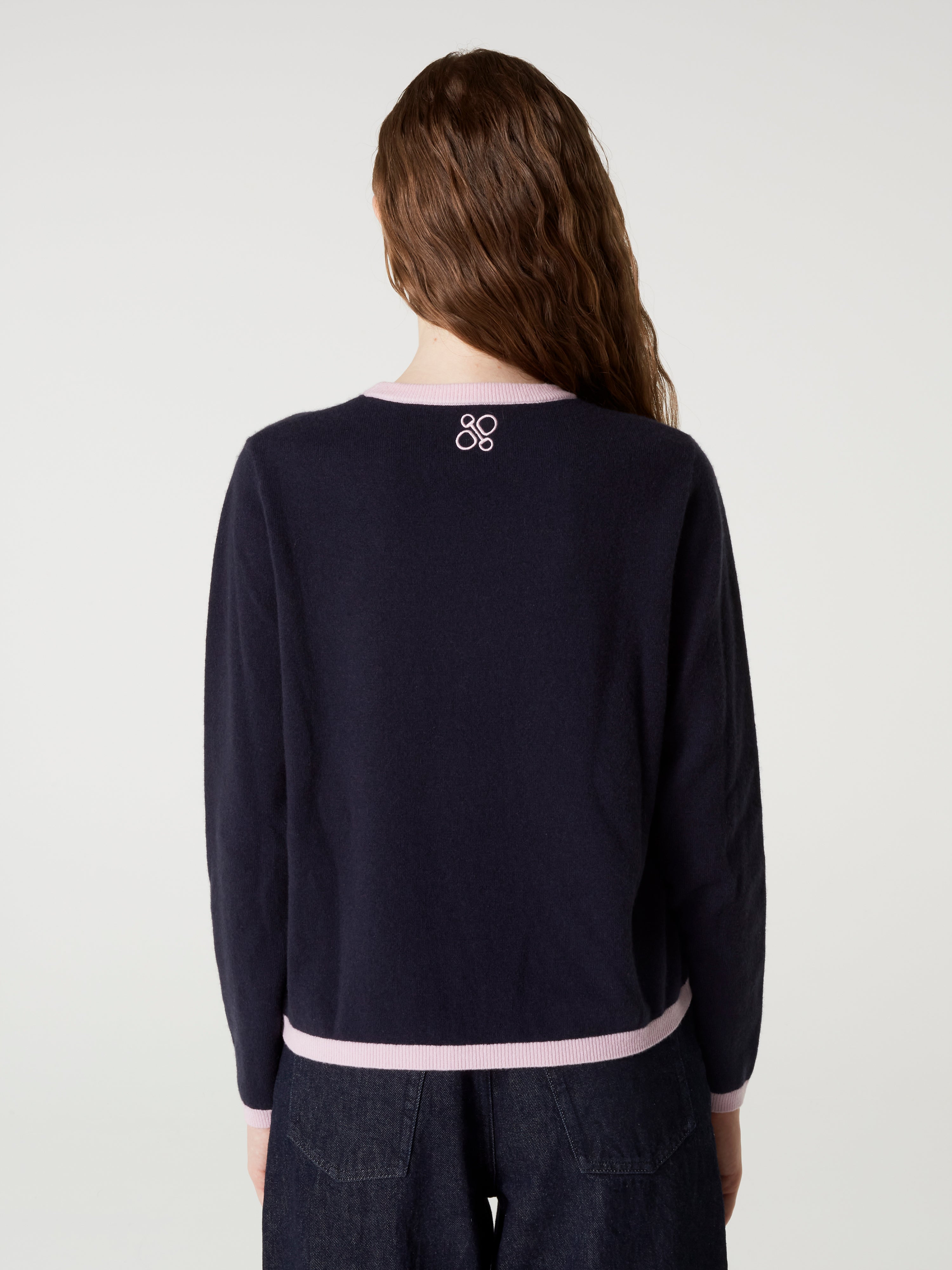 absolut-cashmere-pullover-haras-damen-pullover-aus-100-kaschmir-rundhals-navy image 5