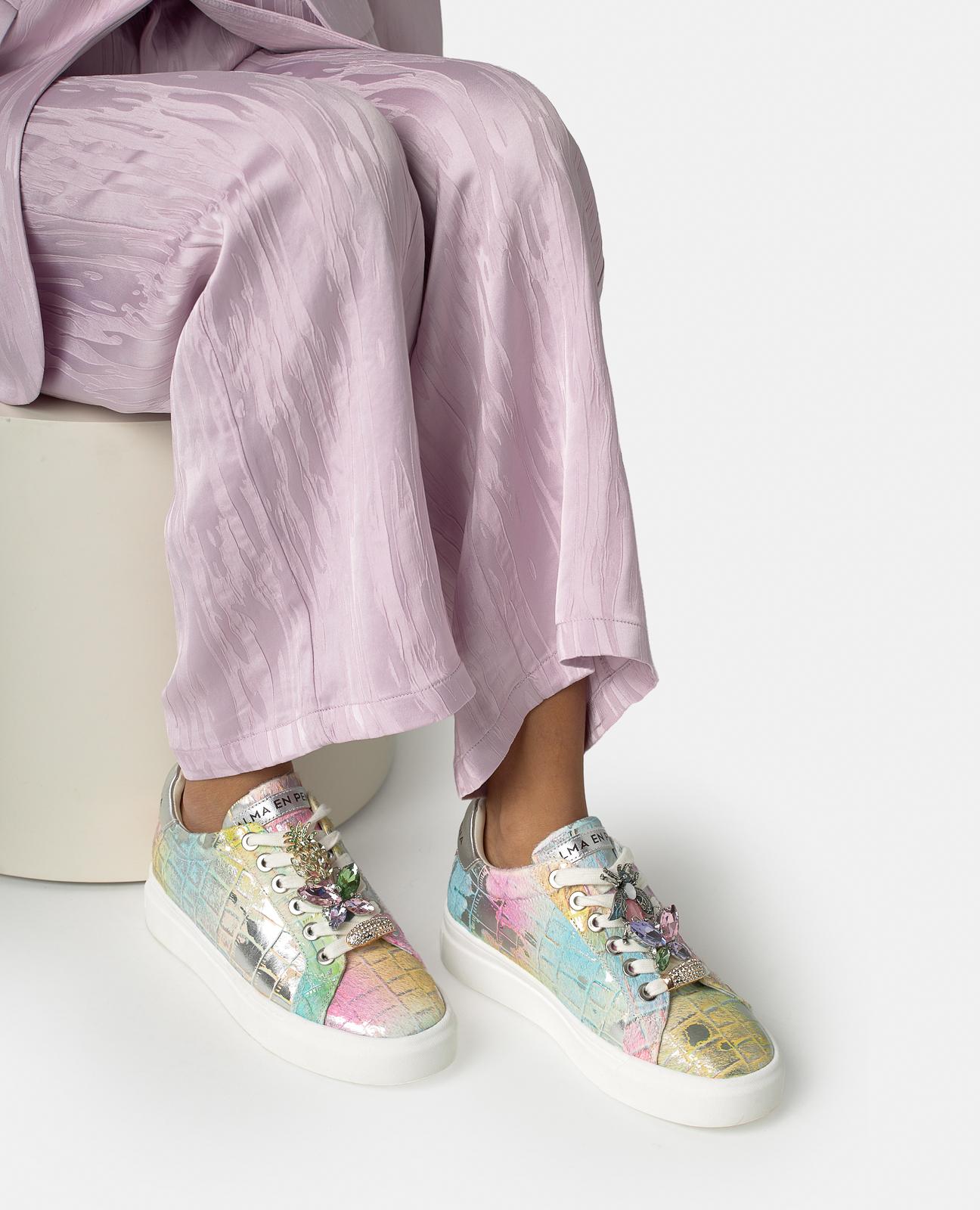 alma-en-pena-charm-sneakers-gemusterte-sneaker-multicolor image 5