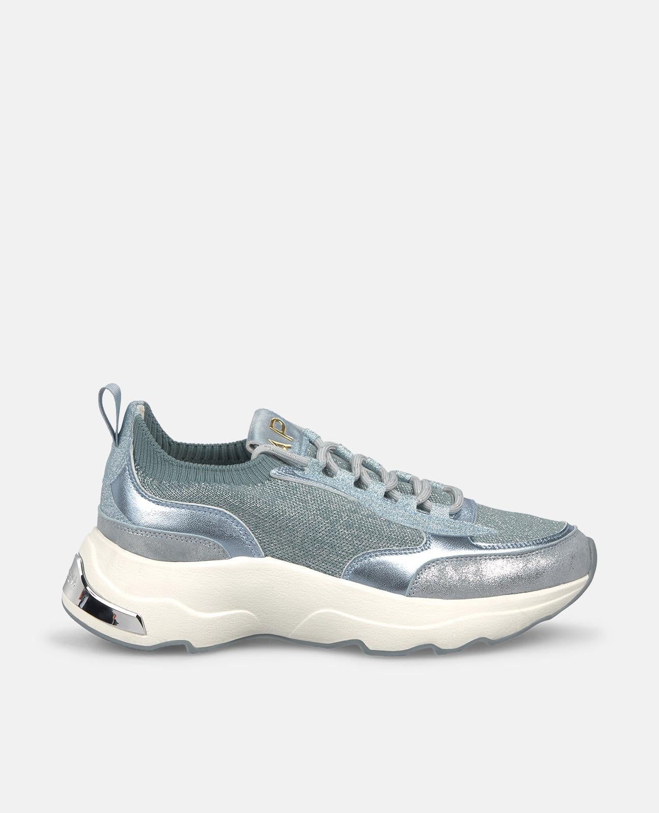 alma-en-pena-metallic-finish-sneaker-blau-plateau-4-5-cm image 1
