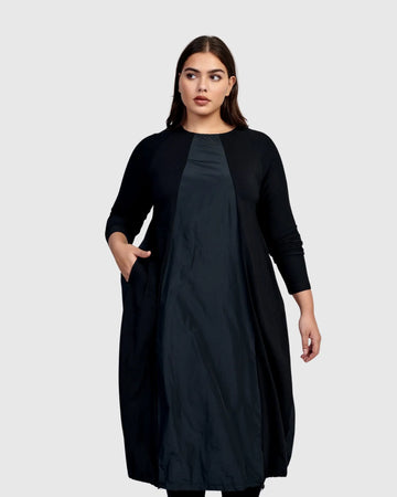 alembika-urban-lyra-midi-damenkleid-black image 3