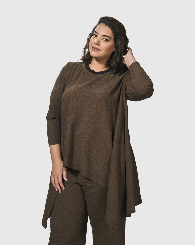 alembika-essential-swing-tunika-braun image 1
