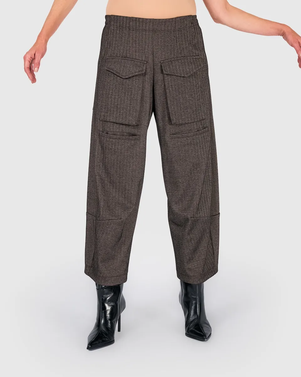 alembika-atelier-herringbone-hose-taupe image 1