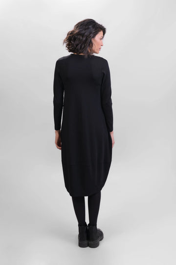 alembika-plaid-cocoon-dress-karo image 4