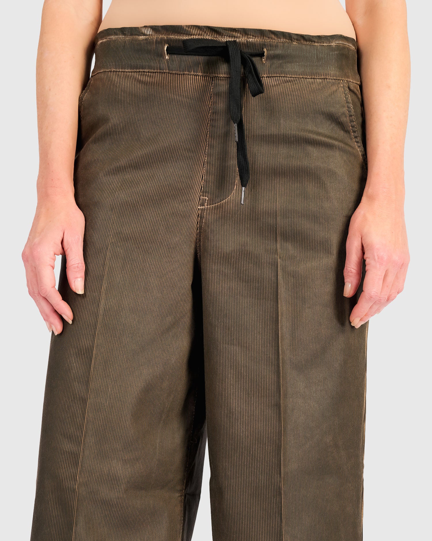 alembika-pinstripe-wide-leg-stretch-jeans-hickory image 2