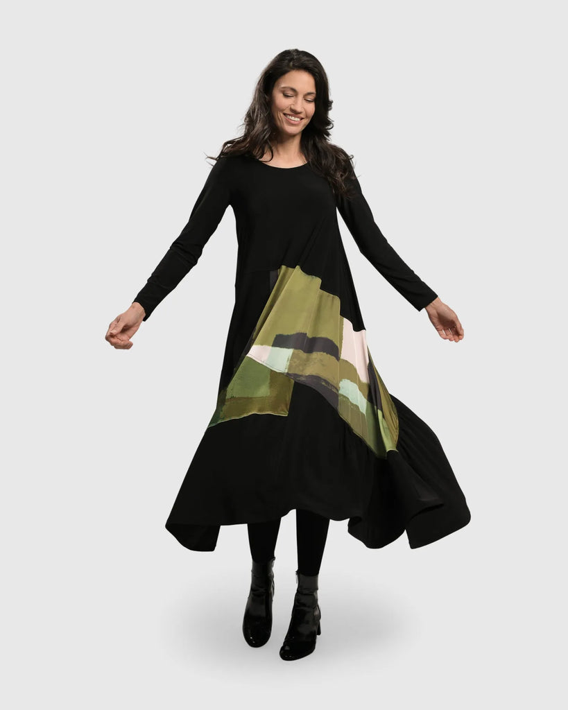 alembika-vespa-maxi-kleid-olive image 1