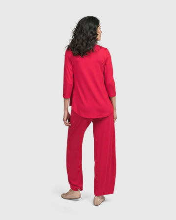 alembika-essential-flow-pants-red-rose-damen-hose-mit-dehnbund image 8