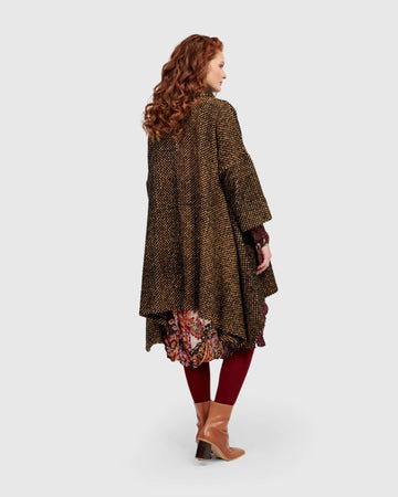 alembika-dupont-overcoat-ochre-grobstrick-mantel image 4